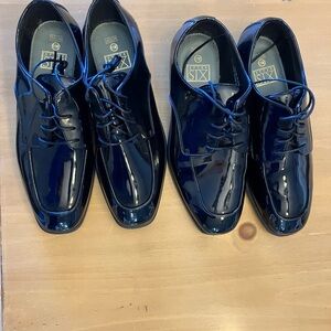 After Six Glossy Black Oxfords